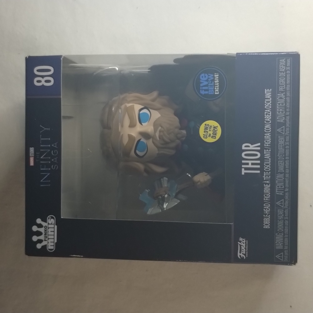 Funko Minis Infinity Saga "Thor"  Five Below Exclusive Glows in dark #80